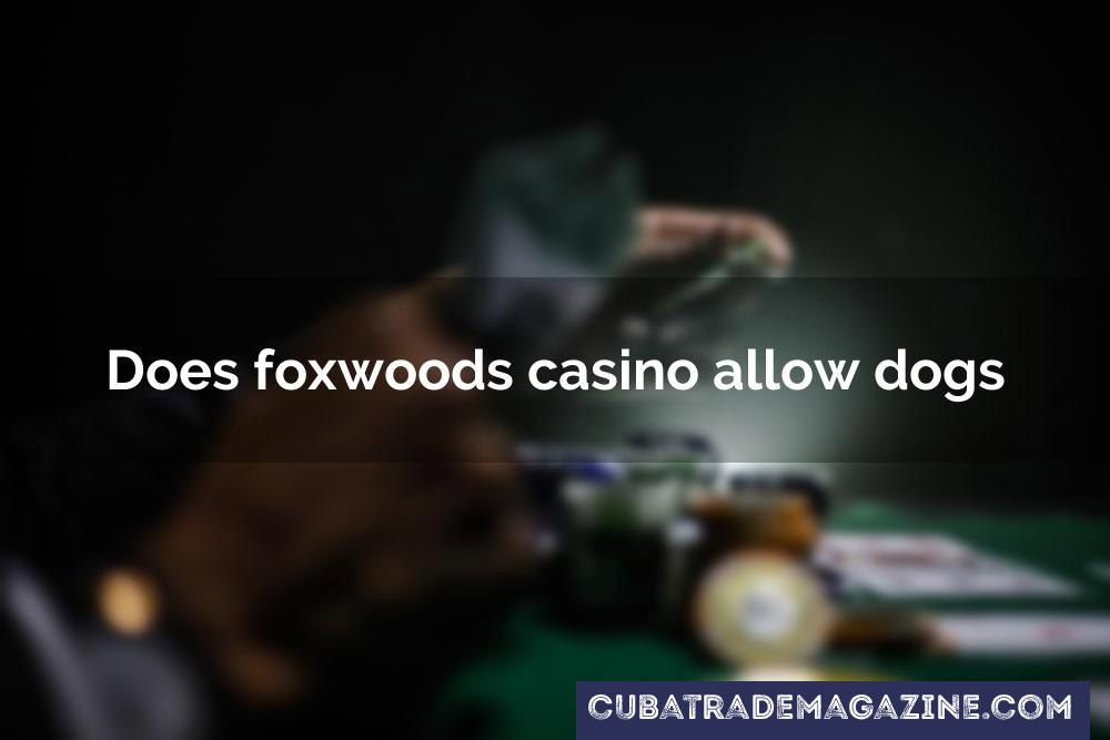 Does foxwoods casino allow dogs